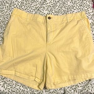 Old Navy OG Chino shorts | Light Yellow | Lightweight Summer Shorts